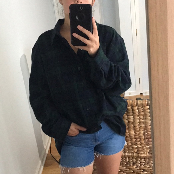 Vintage Upcycled Redone Oversized Flannel Shirt - Picture 2 of 7